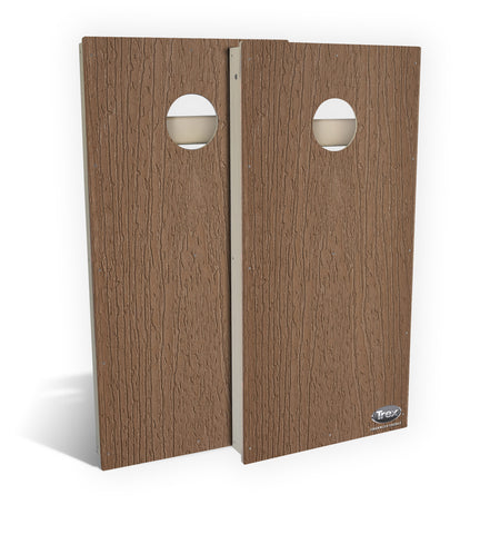 Trex® Cornhole Enhance® Saddle All-Weather Cornhole Board Set (includes 8 all-weather bags)