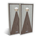 Trex® Cornhole Foggy Wharf Vintage Lantern Triangle Cornhole Board Set (includes 8 all-weather bags)